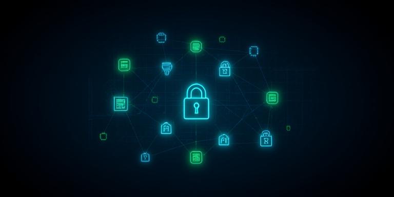 Data security and integrity concept visual